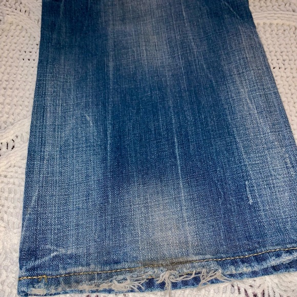 * American Eagle bootcut distressed jeans sz 32x30 * (34x29) - Picture 13 of 13